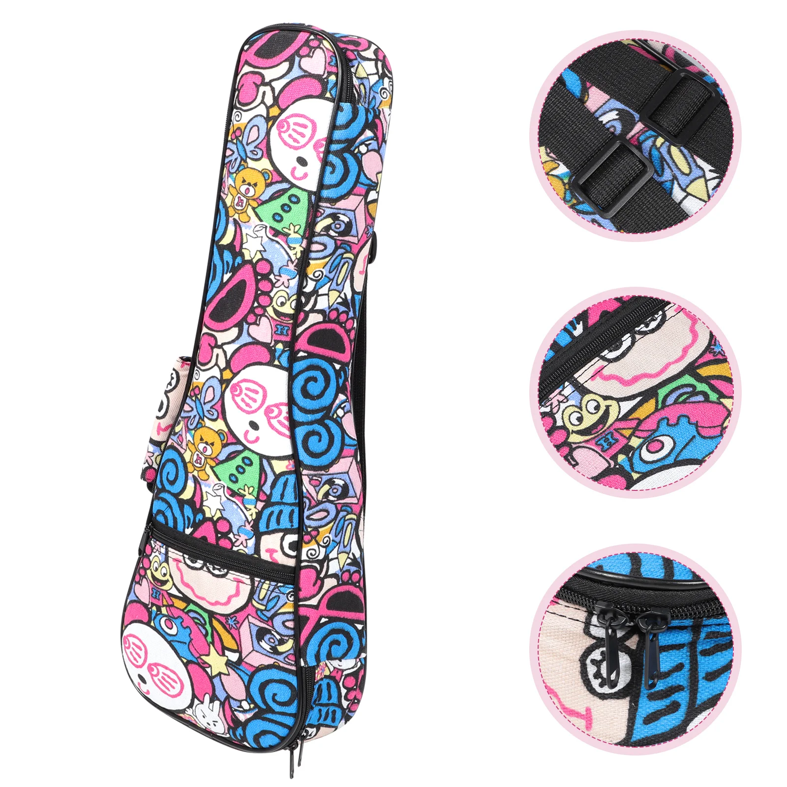 

Guitar Bag Practical Ukulele Storage Case Portable Classical Supply Plastic Backpack Suitcase