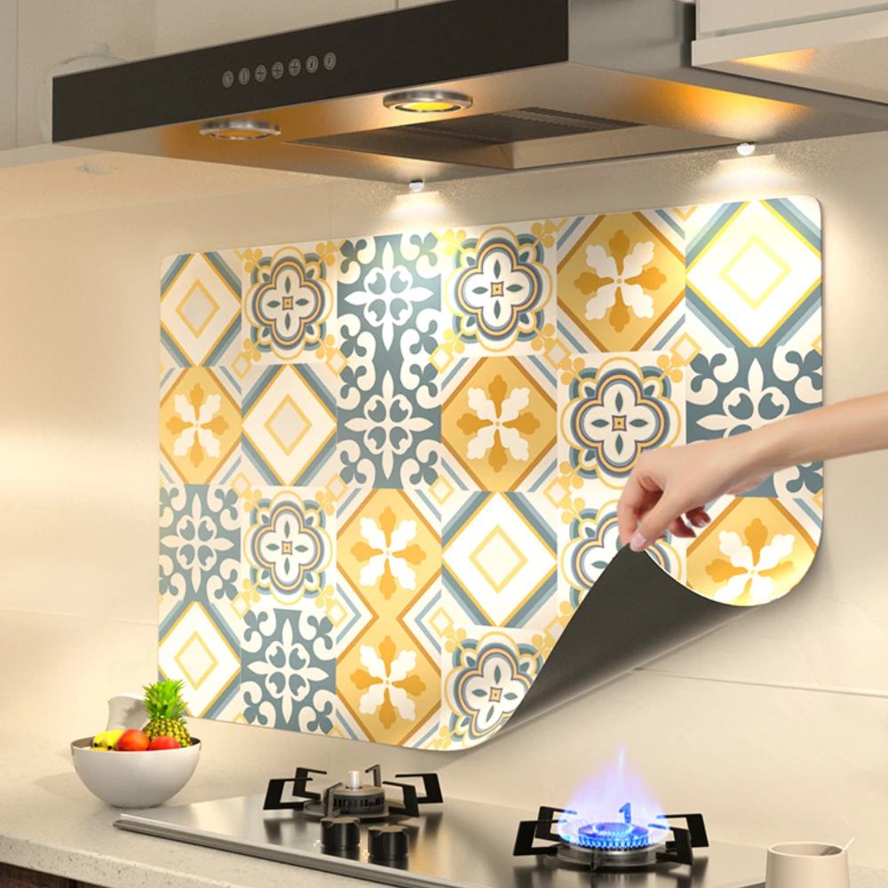 Hightemperature Resistant Pvc Kitchen Wall Stickers Waterproof Tables