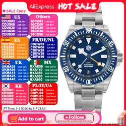 WatchDives x San Martin SN0121 GMT Watch Steel Sapphire Glass Ceramic Bezel 300m Waterproof Luminous 39mm Luxury Dive Wristwatch