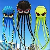 8M Large Octopus Soft Kite 4-color 3D Inflatable Beach Kite Easy To Fly and Tear Resistant Storage Bag Package Holiday Gift 2