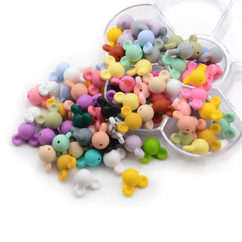 Silicone Teething Beads 10pcs/Lot For Necklaces BPA Free