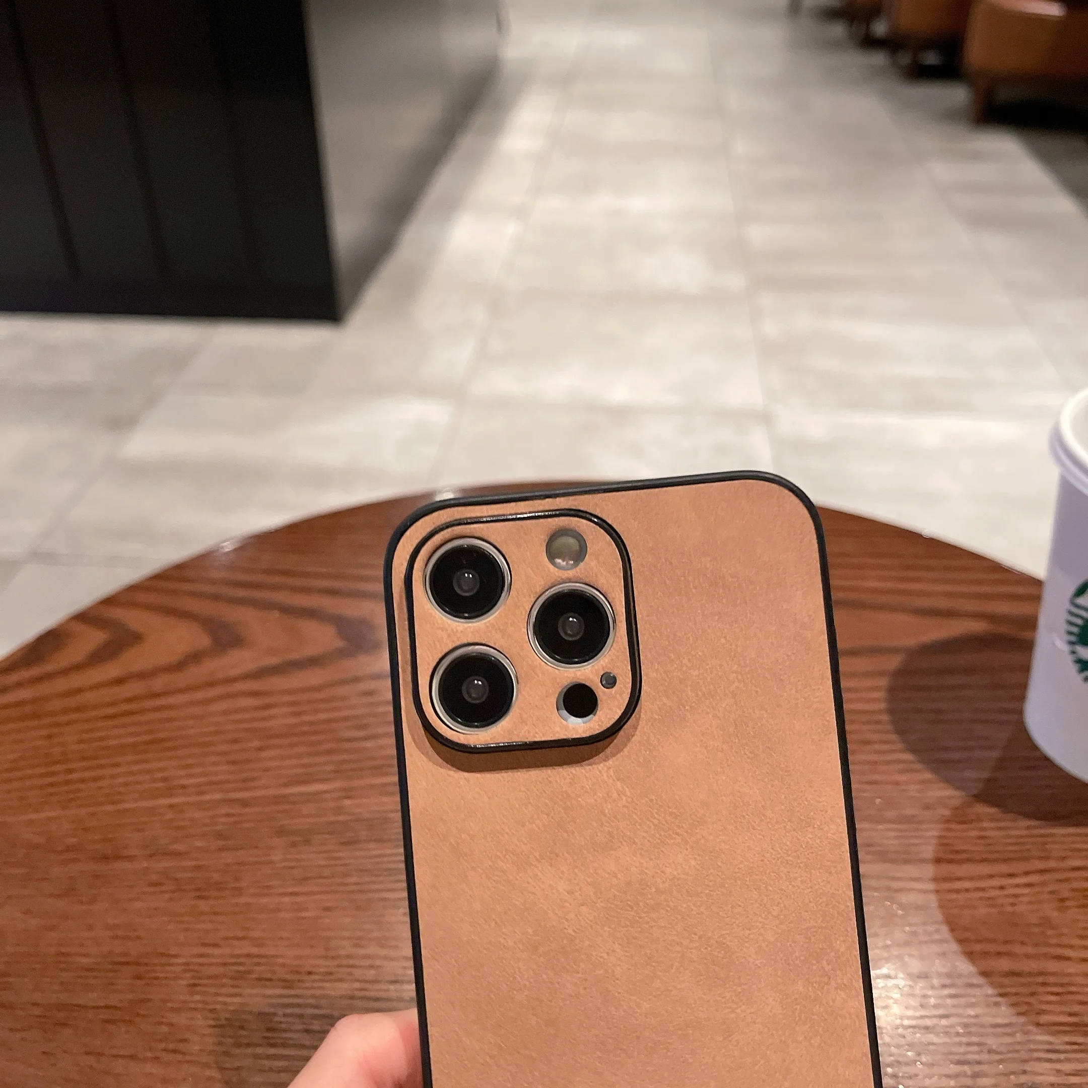Luxury Matte Soft Suede Leather Fabric Shockproof Retro Phone Case