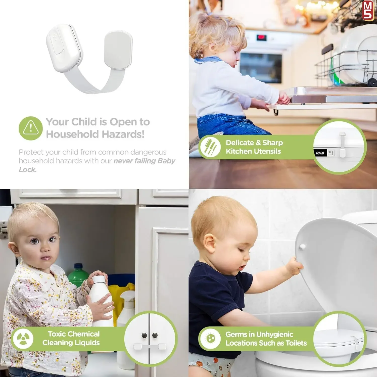 Child Safety Cabinet Lock,Safety Lock,Child Lock for Baby Lock Kitchen Oven Toilet Multifunctional Stick Cabinet Drawer