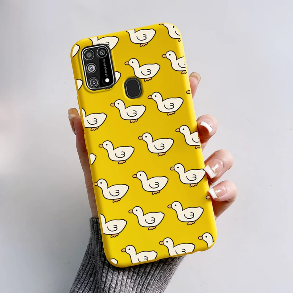 Cute Cartoon Silicon Back Cover | Soft TPU Phone Case | Samsung Galaxy M31 Series
