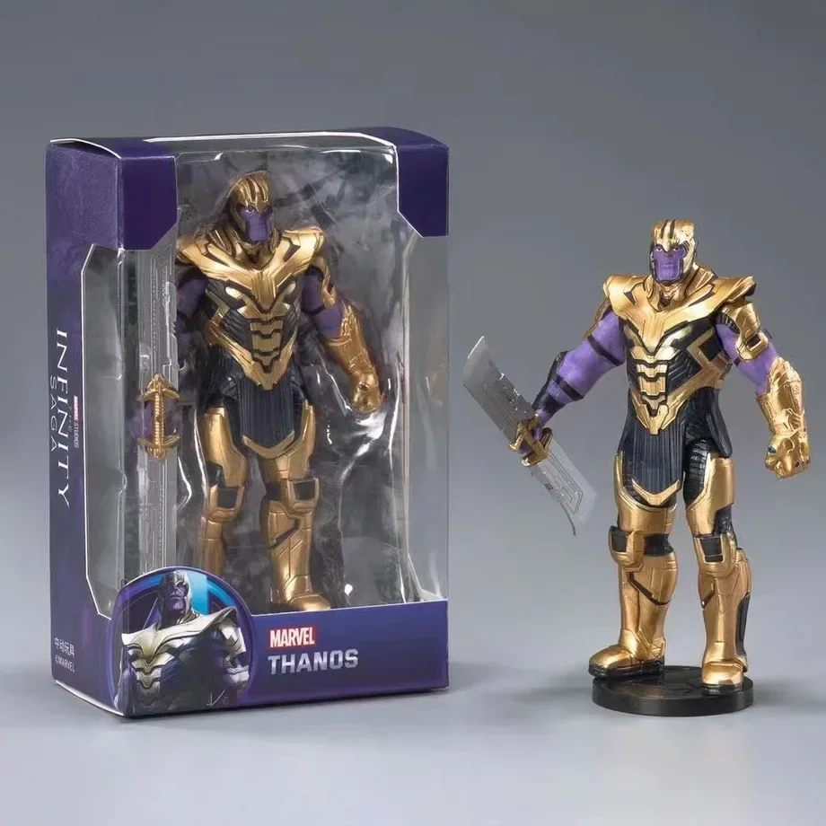 thumbnail image 1 of Figura de acción coleccionable de 12 cm de Marvel Comics, la película Los Vengadores, Iron Man, Spider-Man, Thor, Capitán América, Hulk, 1/12, juguete de escritorio, 1 of 5