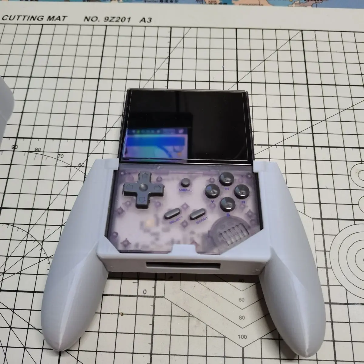 Pro anbernic RG35XX gamepads úchop ovládat dlaň úchop 3D knihtisk hra konzole ruka gamepads úchop dlaň sokl závorky stojí