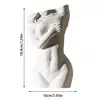 Female Body Vase Modern Ceramics Flower Vase In Female Body Shape Multi-Purpose Aesthetic Room Decor Flower Pot For Dry Flowers 6