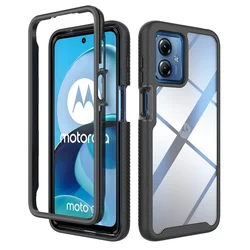 Custodia Chiara Shockproof in TPU/PC per Motorola Moto G Serie