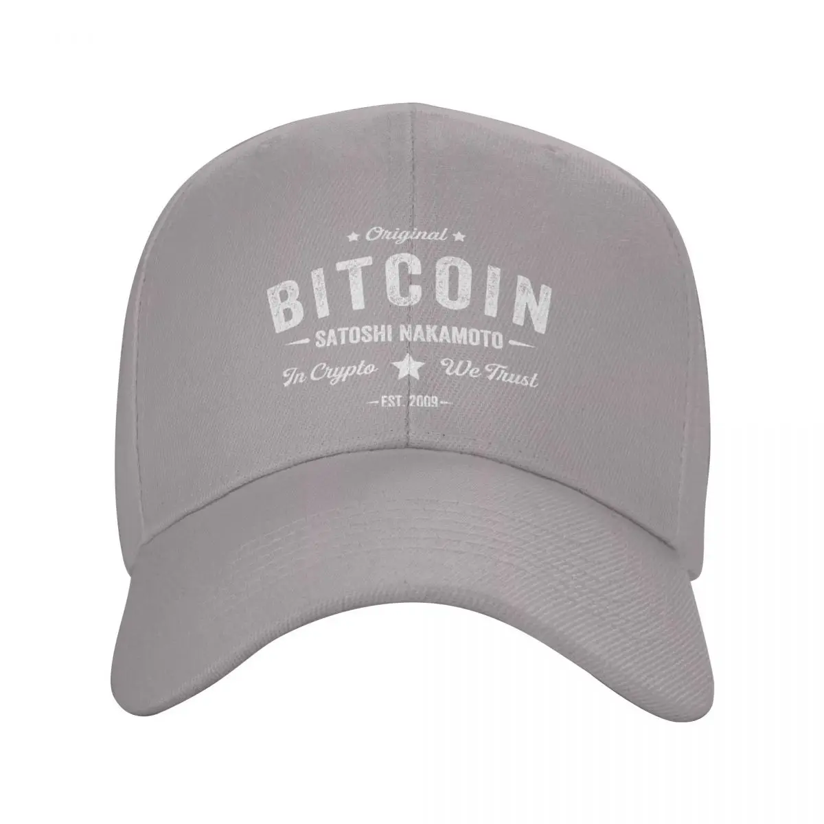 Bitcoin Satoshi Nakamoto In Crypto We Trust Baseball Cap Men Women  Adjustable Blockchain Dad Hat Sun Protection Snapback Hats - AliExpress