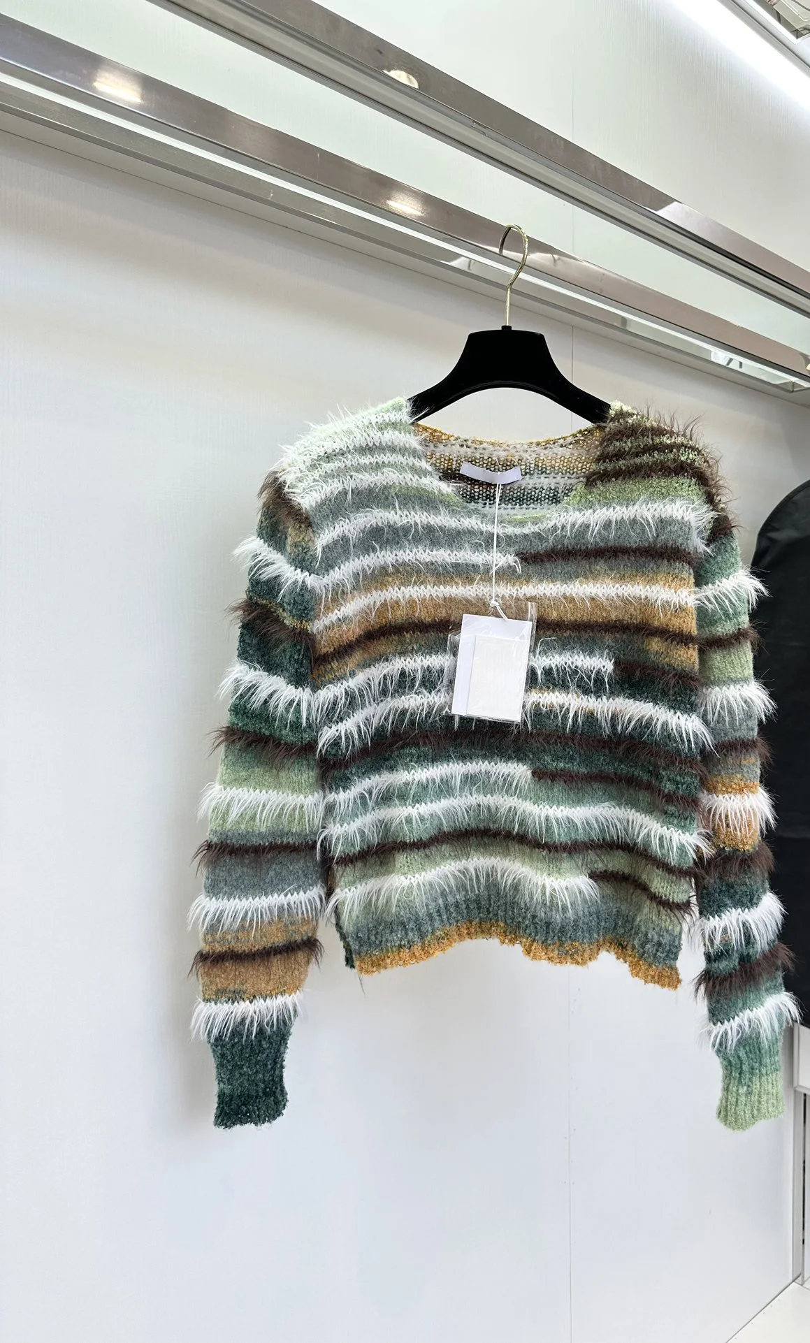 

Women's Clothing Color block elegant sweater 0119