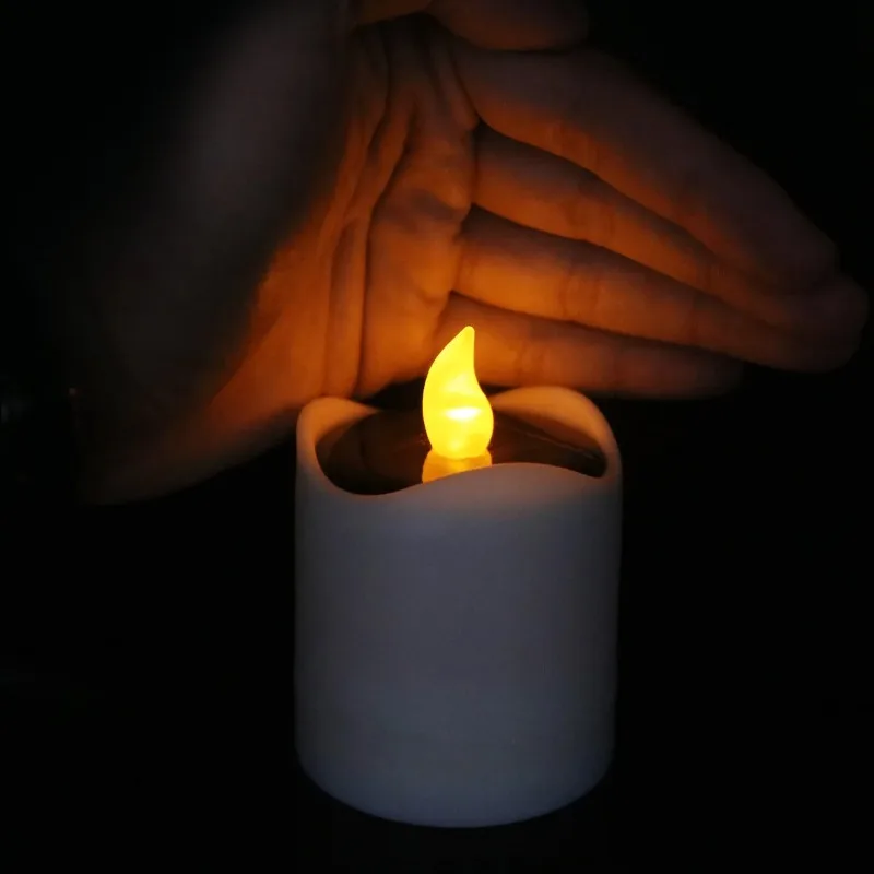 Waterproof Solar LED Candle Lamp for Home Decoration