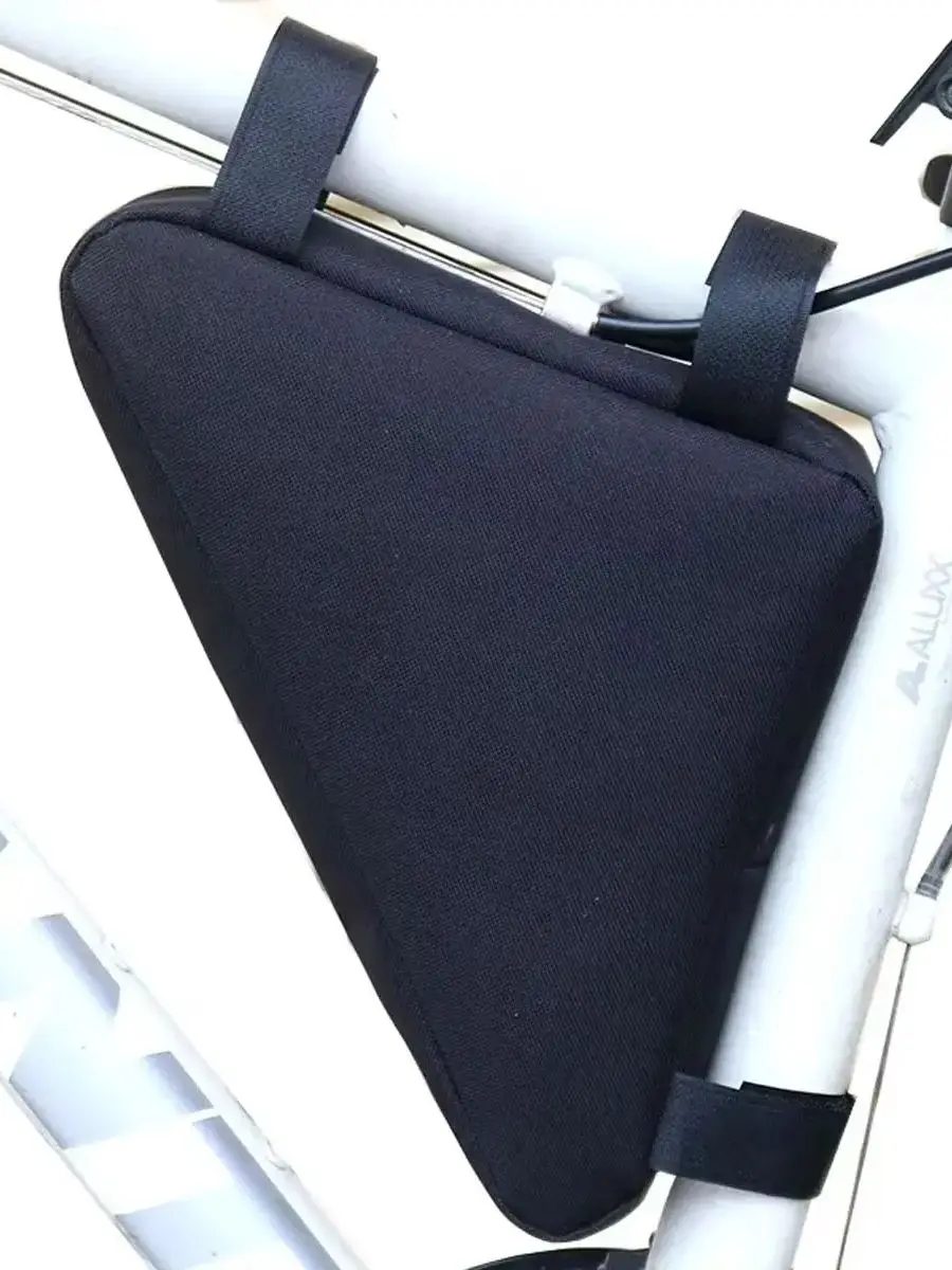 1PC Dreieck Fahrrad Front Strahl Werkzeug Pack Mountainbike Sattel Tasche Oberrohr Horizontale Bar Tasche Fahrrad Zubehör – Detail 4