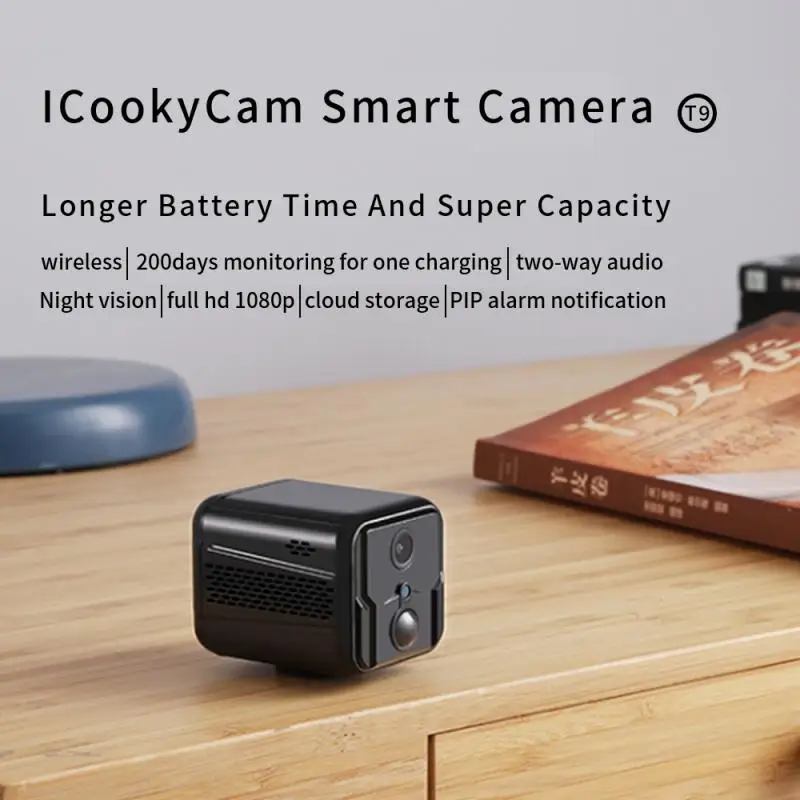 T9 1080P HD WiFi / 4G Wireless Monitoring New Mini Surveillance Camera Bidirectional Voice Remote Security Camera Survey Camera