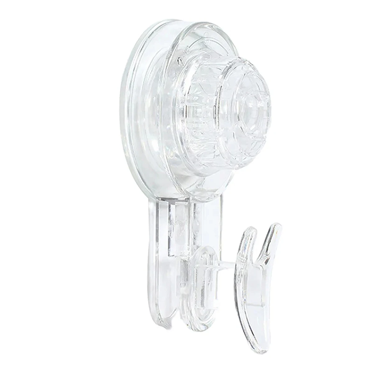 

Transparent Wall Suction Cup Hook With No Punching Strong Vacuum Single Hook No Trace Behind Kitchen And Bathroom Door -1 piece