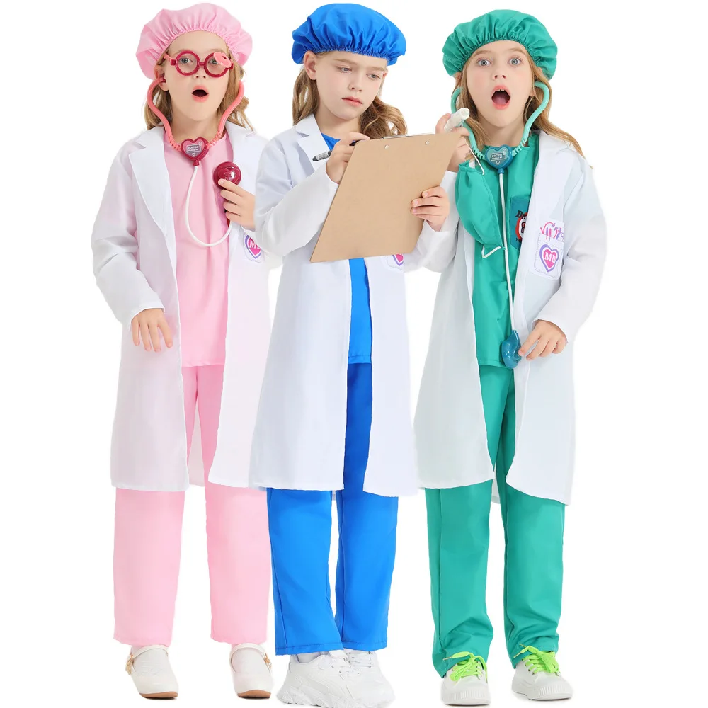 Umorden disfraz de Doctor malvado para niños y niñas, traje de científico  loco, bata de laboratorio, talla 2-12T, Halloween - AliExpress