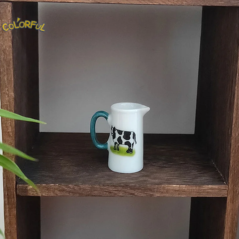 

Карманная история мини керамическая кружка Кукольный дом миниатюрная сцена детская игра домашняя игрушка молочная чашка