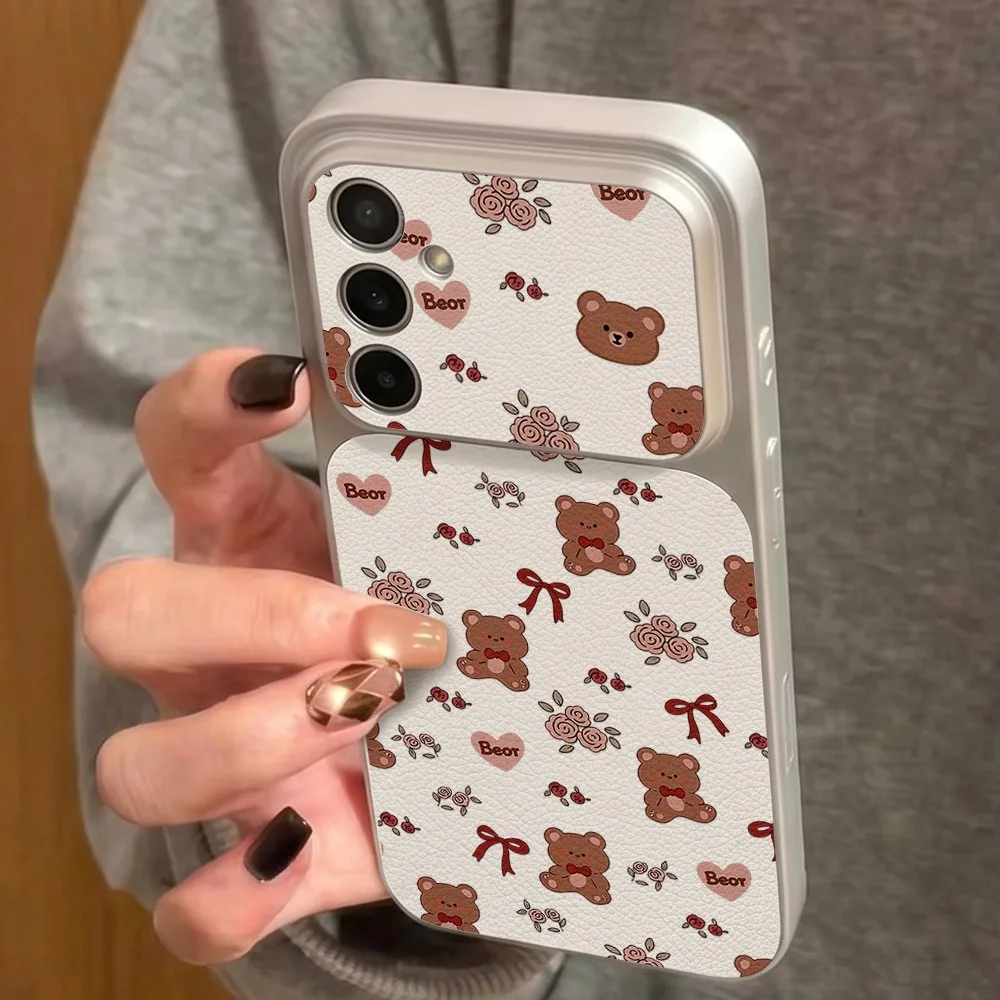 Cute Cartoon Pink Paw Polka Dots Cat Phone Case Cover