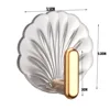 10Pcs Shell Shape Wall Hook Kitchen Bathroom Multifunction Punch Free Hooks Coat Hanger Home Decoration Paste Style Hooks New 6