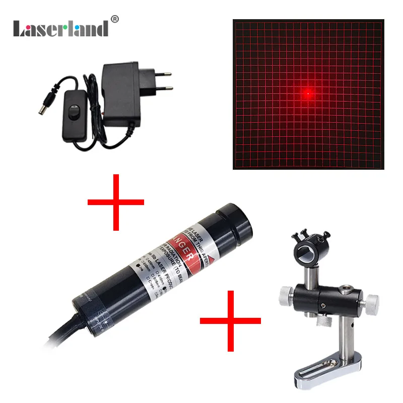 20x20 Grid 650nm Red Grating Laser Module 3D Structural Light Source Scanner Scanning 3