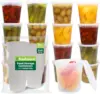 Food Storage Containers [240 Set] 24 oz Plastic Deli Containers with Lids, Slime, Soup, Meal Prep Containers 1