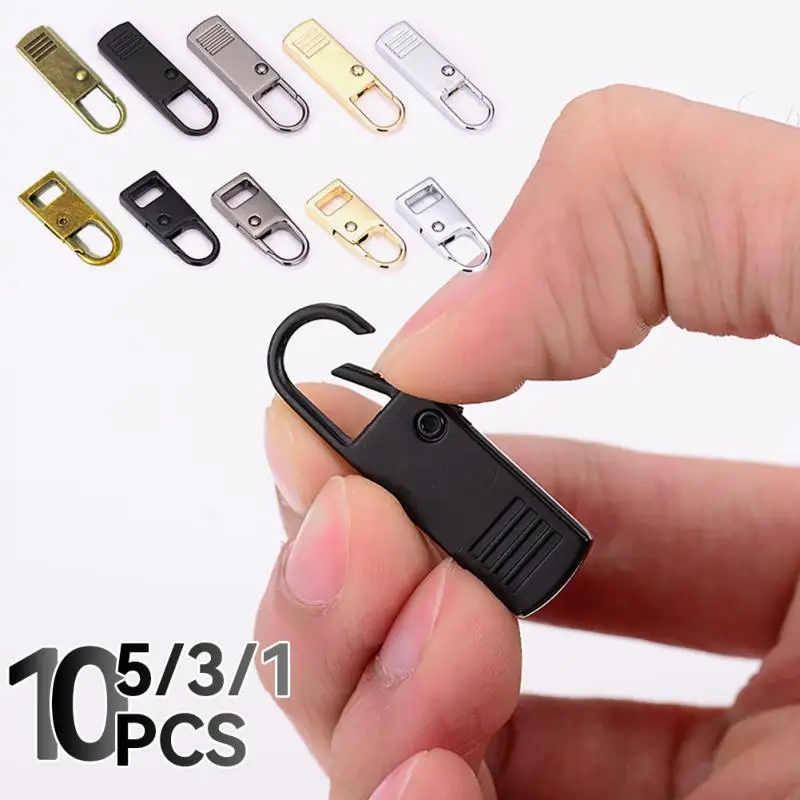 Replacement Zipper Slider Easy Zipper Puller DIY Zipper Repair Kit Sewing  Accessories for Luggage Backpack Clothes Pants Wallet