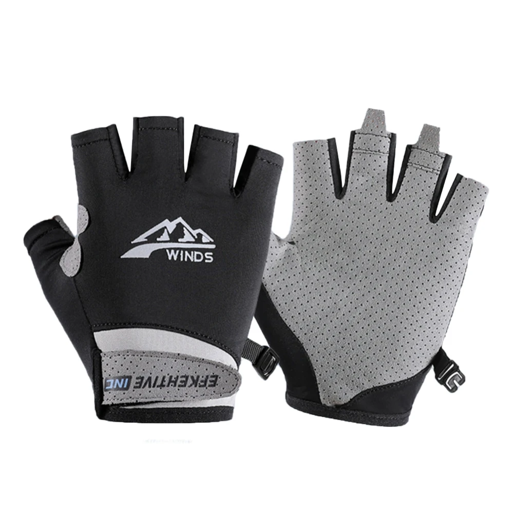 Sports Cycling Gloves Half Finger Men Women Breathable Sunscreen Anti