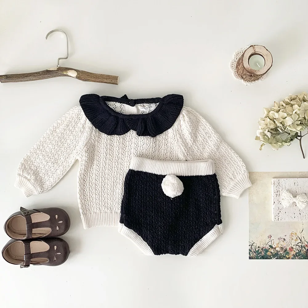 Baby Girls Sweater and Bloomers Clothing Set