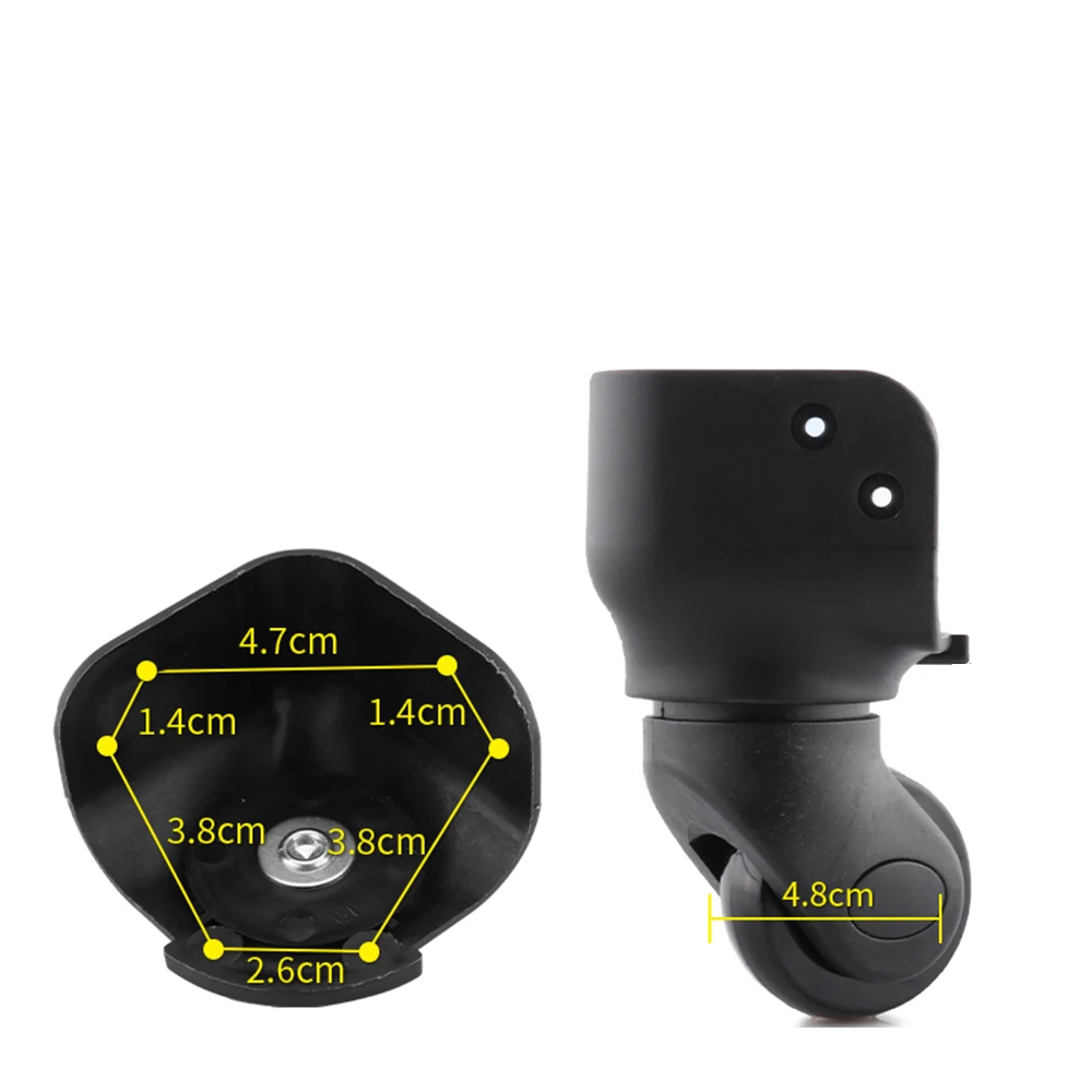 

GZSZZ W379, аксессуары для тележек, универсальное колесо, авиационный ролик для багажа, бесшумный износостойкий Универсальный 20 дюймов