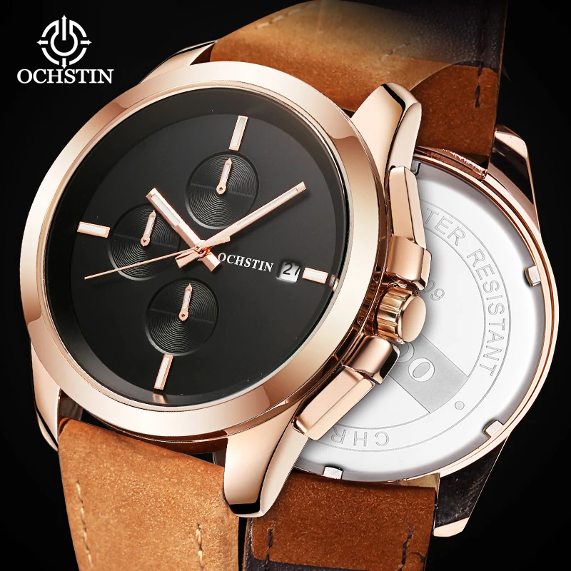 ochstin pilot series multi-function quartz movement waterproof watch new 2024 fashion gorgeous men's quartz watch