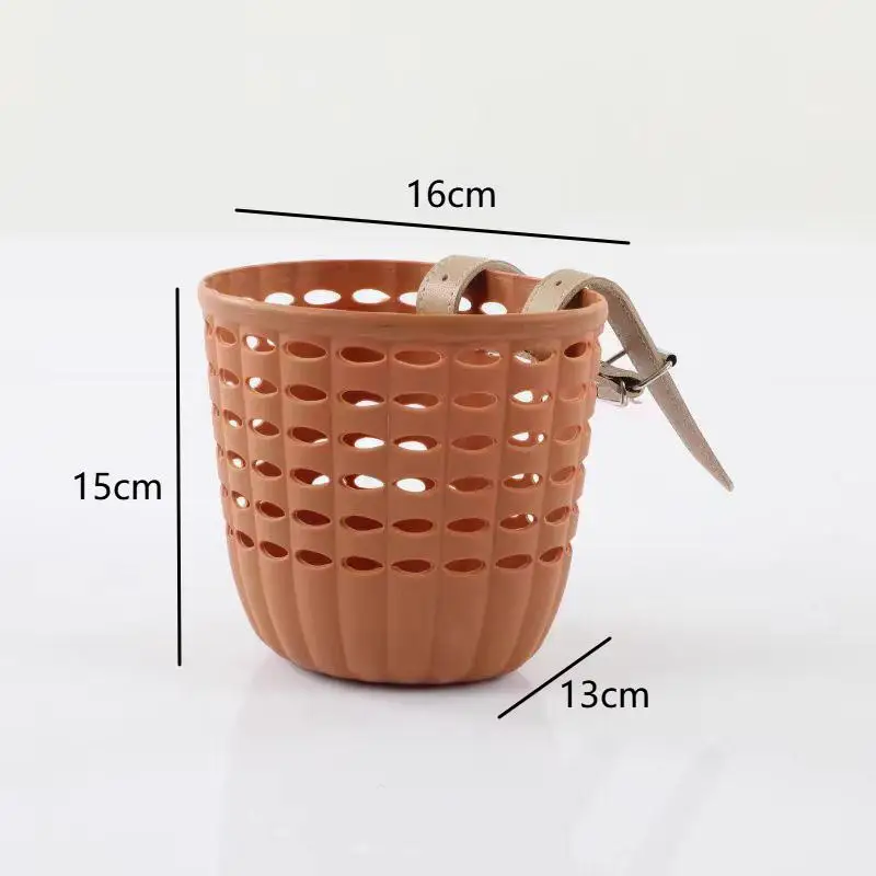 Durable Kids' Bicycle and Scooter Storage Basket with Adjustable Straps