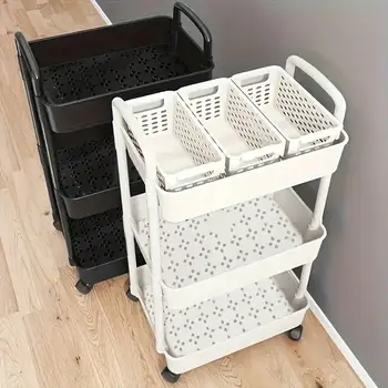 3-Tier Rolling Storage Cart 1