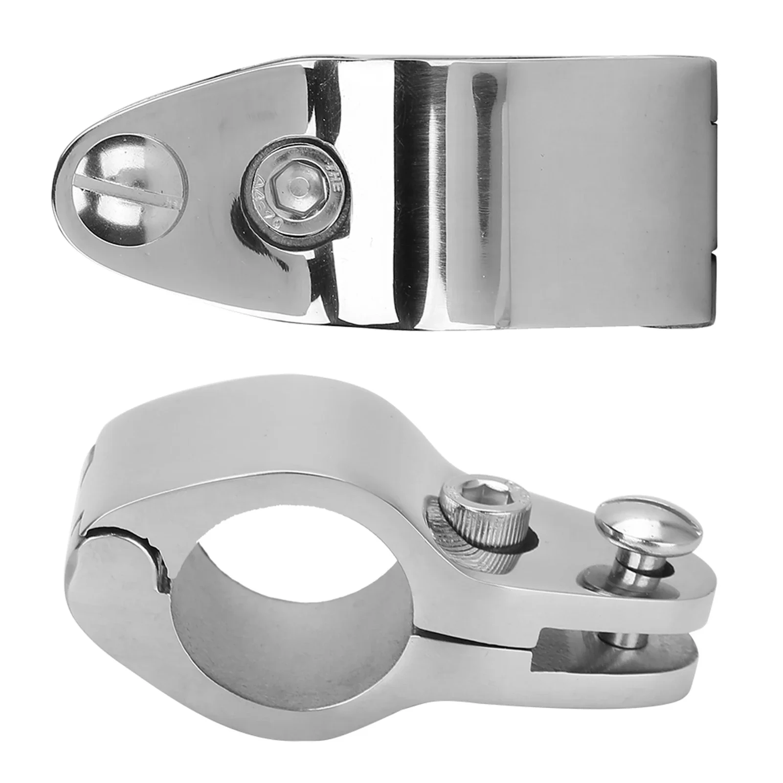 2pcs 316 Stainless Steel Boat Marine Hinged Upper Jaw Slide Hinge Hardware Fittings 20mm/22mm/25mm/30mm/32mm Jaw Slide Hardware 3