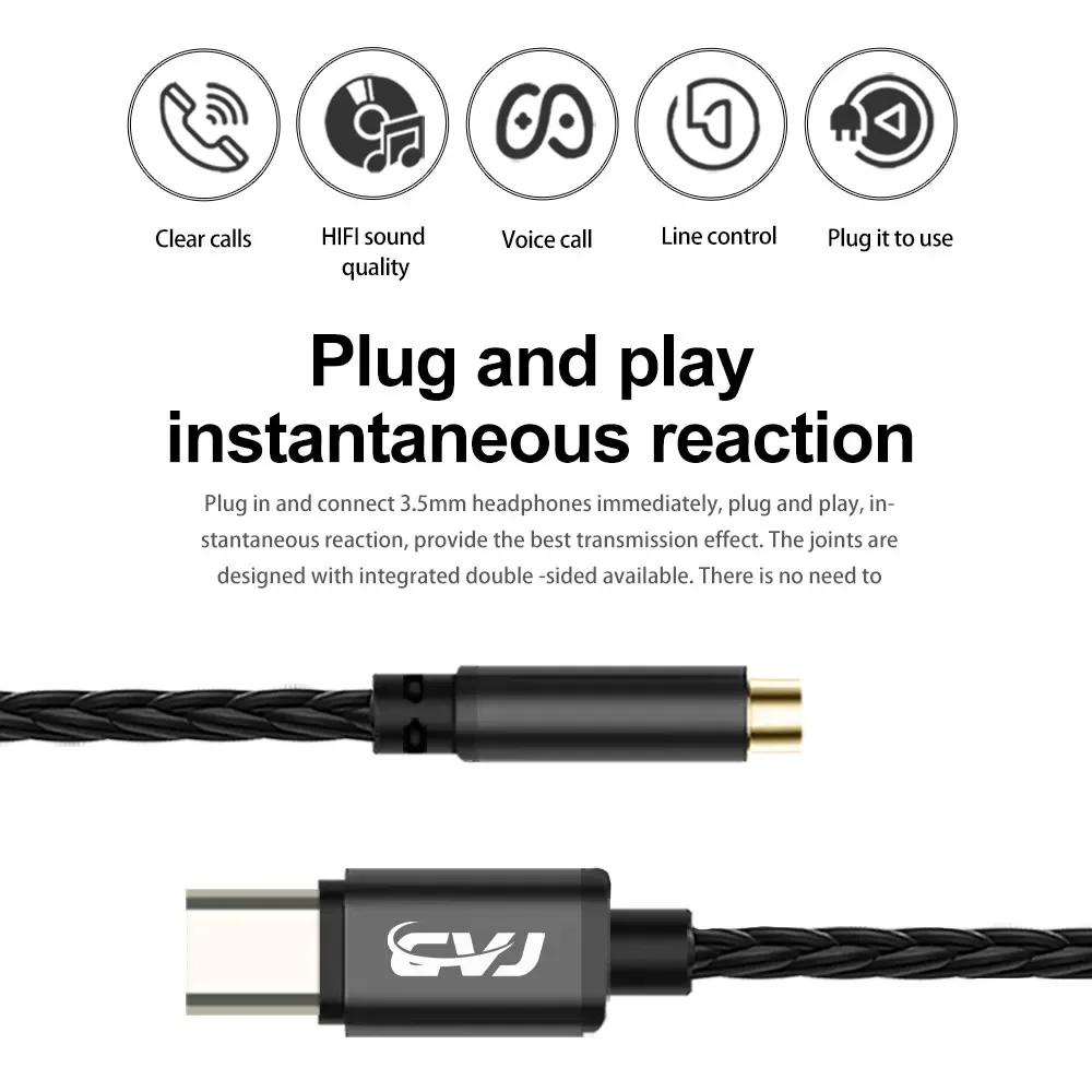 DAC Cables Type-C to 3.5mm/4.4mm