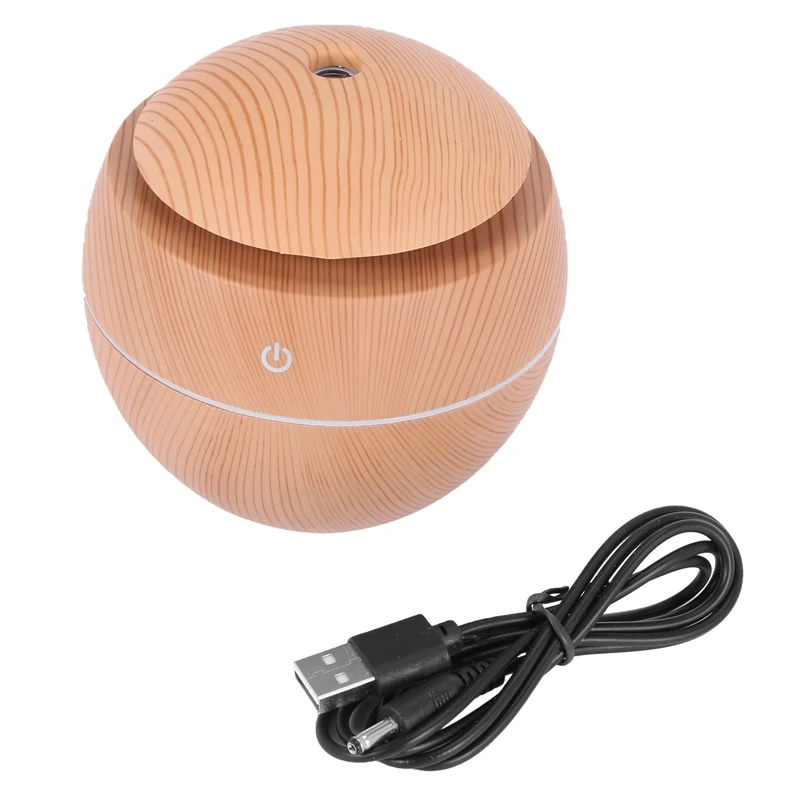 USB Aroma Humidifier Essential Oil Diffuser Ultrasonic Cool Mist Humidifier Air Purifier 7 Color Change LED Night Light For Offi