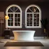 59" Acrylic Bathtub with Non-Slip Design High Gloss White Finish and 53 Gallon Capacity 6