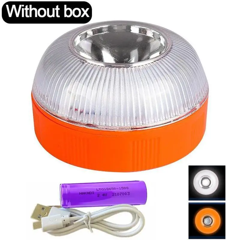 Lumière d'iode de voiture espagnole V16 en boîte, lumière LED blanche, lumière de secours aste