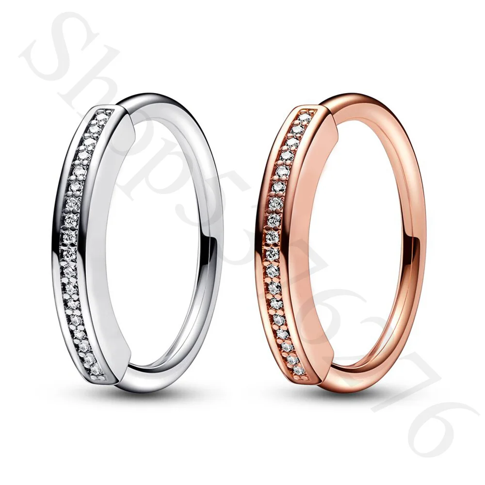 

Женское кольцо из серебра 925 пробы с фирменным планкой