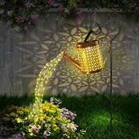 ZK30 Solar Watering Can with Lights Outdoor Solar Garden Lights Garden Solar Lights Waterproof Hanging Lantern for Yard Patio 1