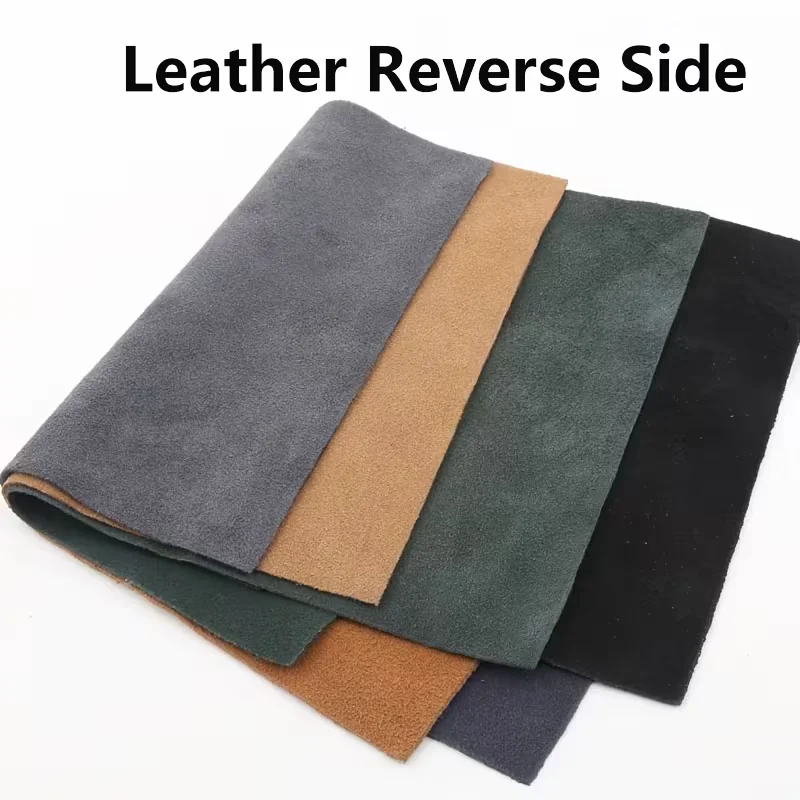 Premium Double Layer Cowhide Suede Leather
