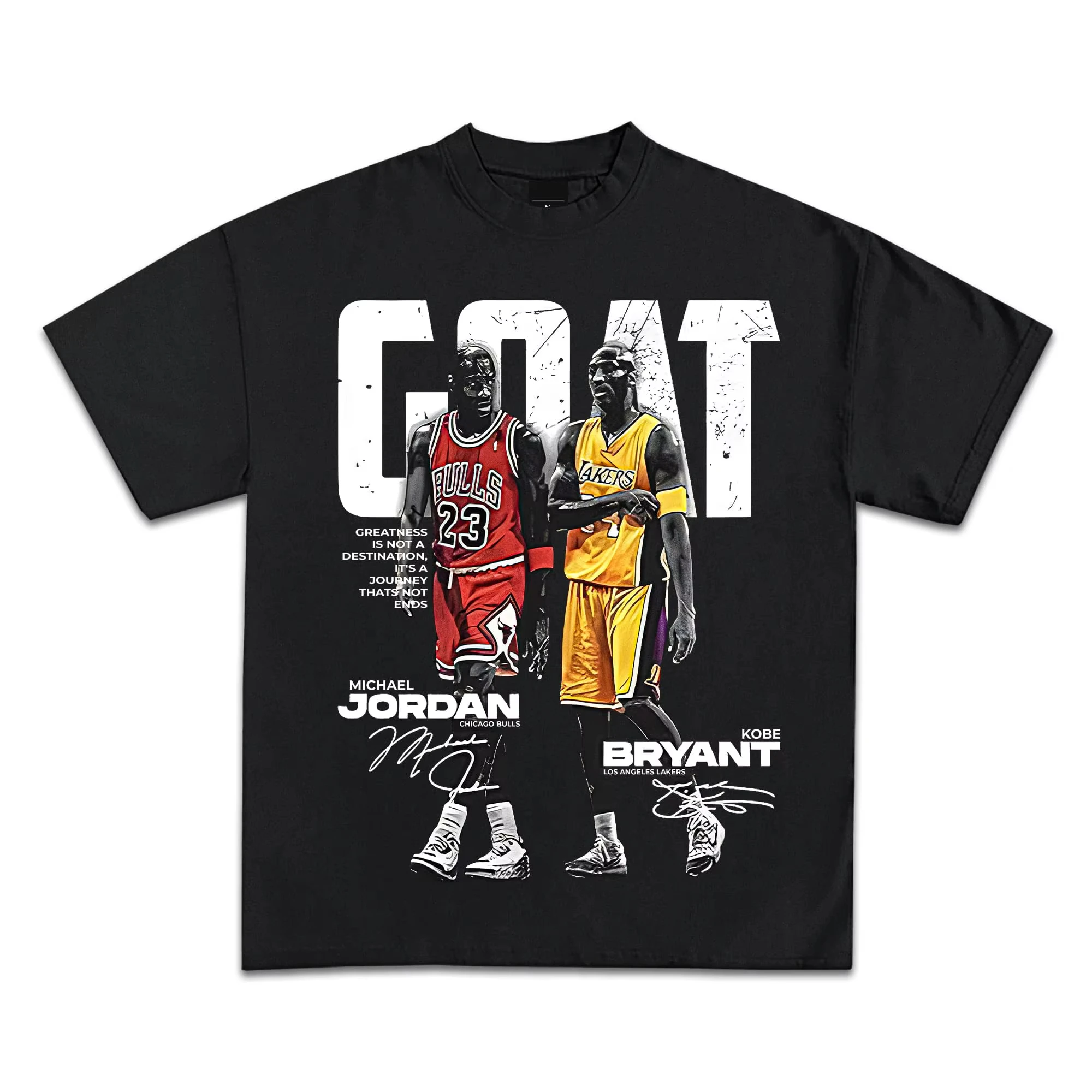 Popkultur Vintage Grafik T-Shirt Kollektion Amerikanischer Rap Basketball Streetwear Hip-Hop Y2K Premium Qualität Herrenbekleidung Kurzarm – Detail 12
