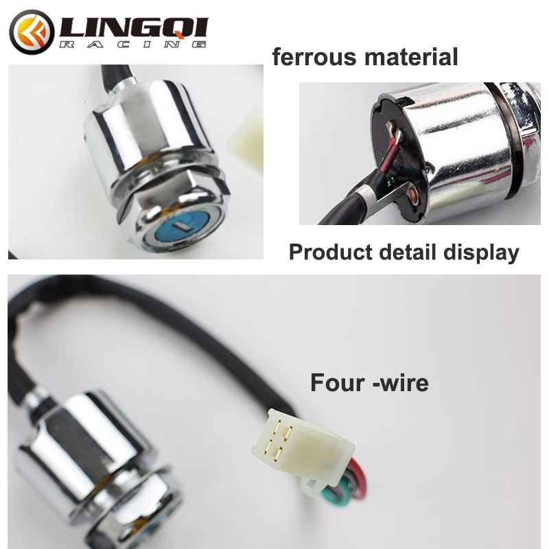 Interruttore Accensione A Chiave 4 Fili - Per Quad, ATV, Go Kart E Moto - Foto 2