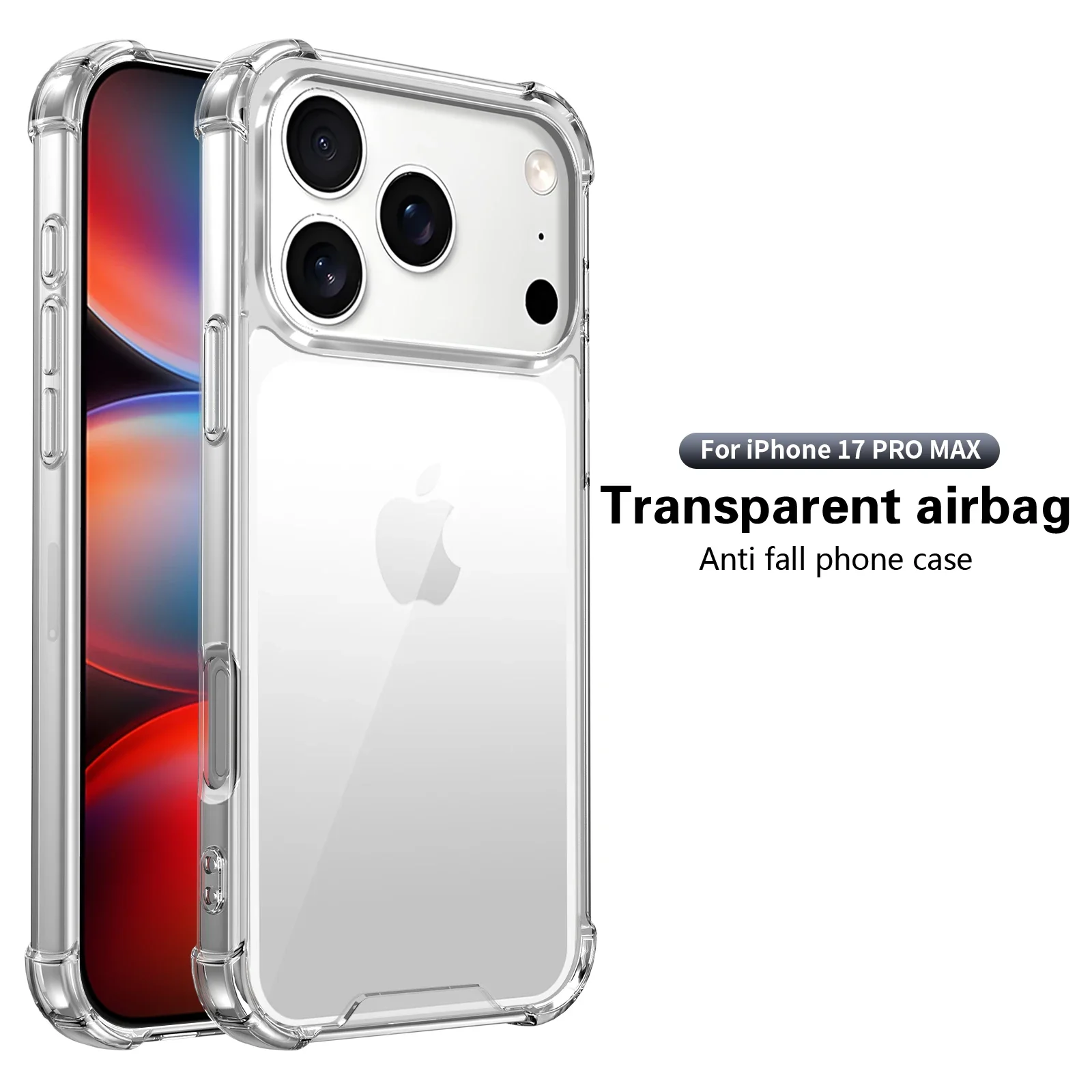 Luxury Four-Corner High Transparent Anti-Shock Phone Protective Hard Case