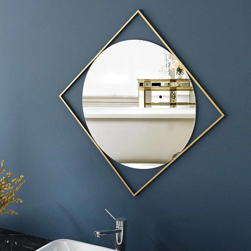 Wholesale Bulk Mirrors Decorative Personalized Elegant Self Adhesive Mirrors  Bohemian Big Gold Woondecoratie Room Decor 1211 - AliExpress