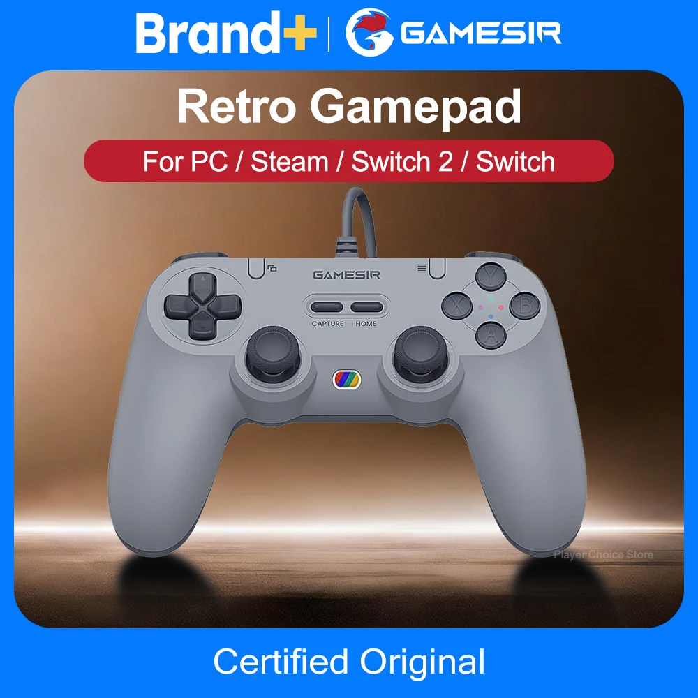 GameSir Retro Gamepads Wired Controller for PC Windows Steam Switch