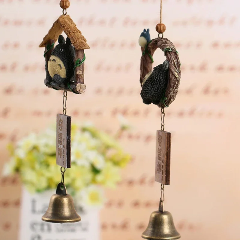 Cartoon Totoro Wind Chimes Gift Ornament Decoration Home Wind Spinner Home Decor outdoor wind chimes solar wind spinner