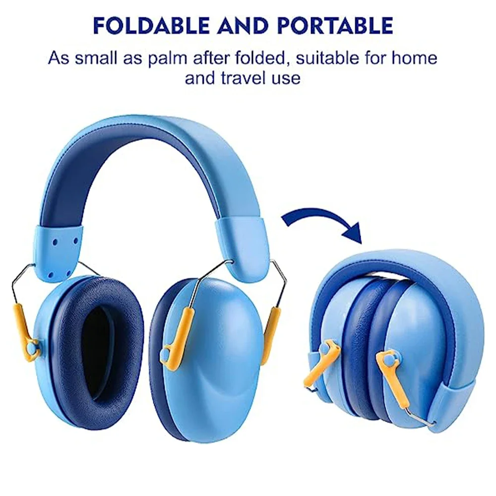 Kids Ear Defenders-Noise Cancelling Headphones 26dB Ear Protection Earmuffs Hearing Protectors for Age 6 Months to 14 Years electronic earmuffs noise cancelling headphones