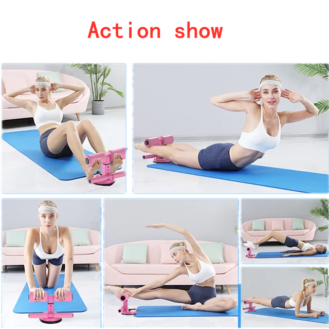 Gym Equipment Exercised Abdomen Arms Stomach Thighs LegsThin Fitness  Suction Cup Type Sit Up Bar Self-Suction abs machine 2
