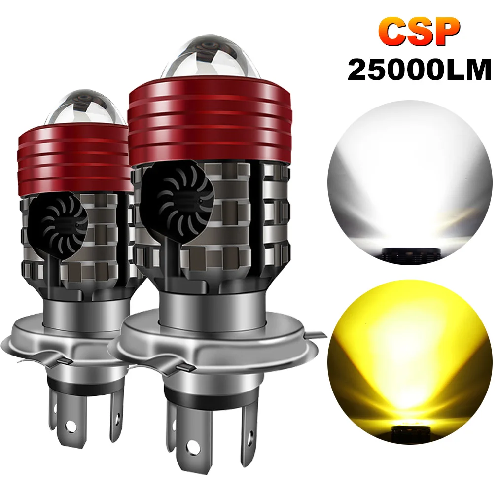 25000Lm H4 Led Faro Moto Led Ba20D H6 P15D Lampada Led 3570 Csp Abbagliante Anabbagliante Led Lampadina Moto Fendinebbia 12V 24V