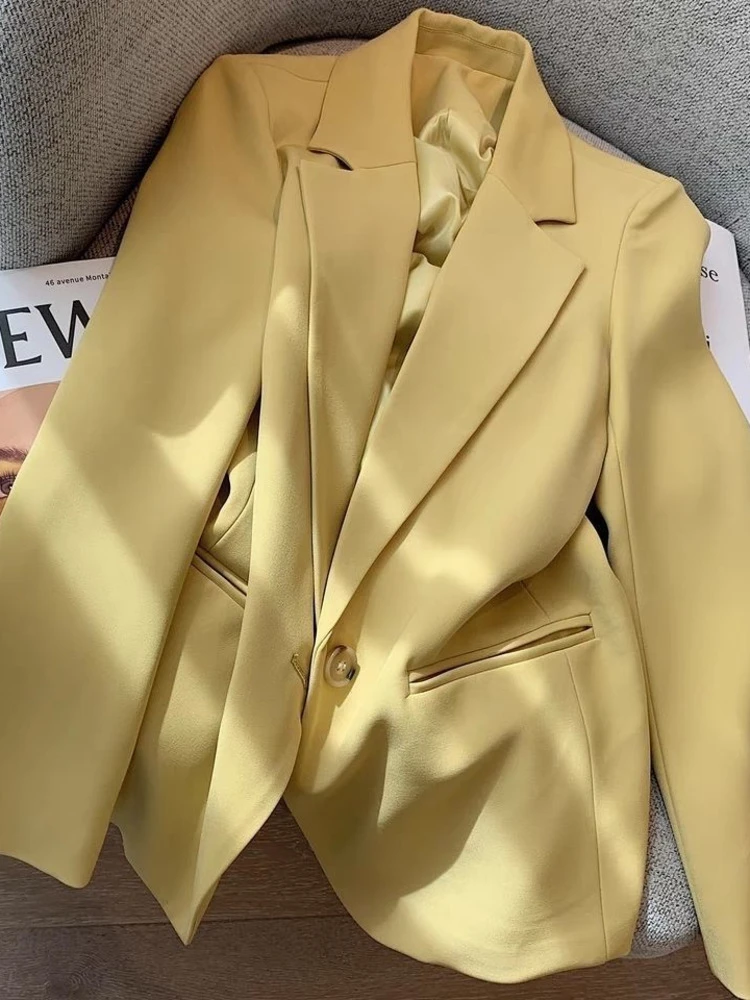Korean Style Fashion Slim Printed Blazer