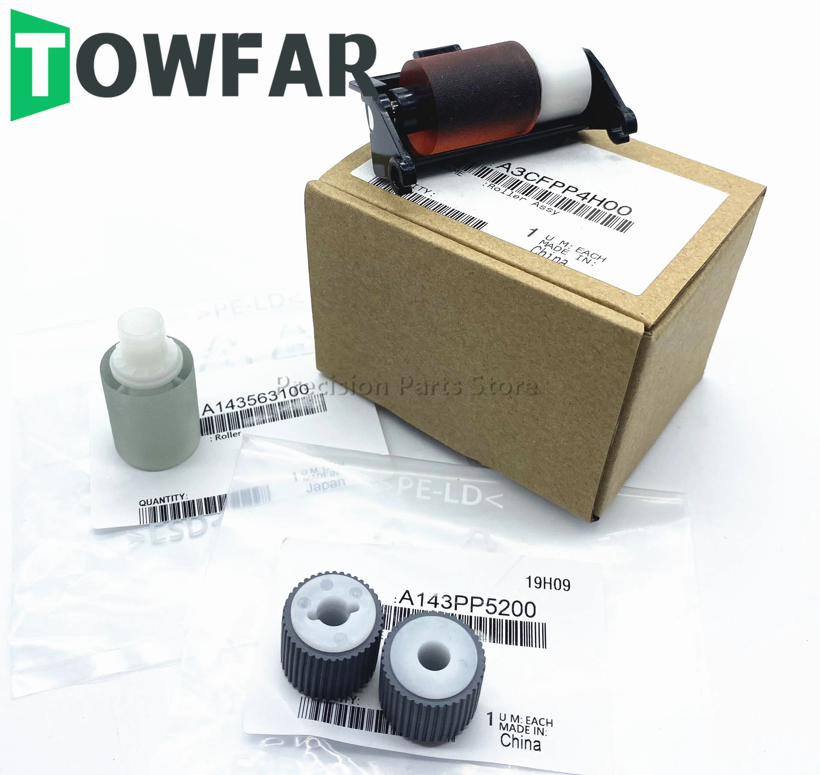 A143563100 A143PP0100 9J07330102 ADF Pickup Feed Separation Roller for